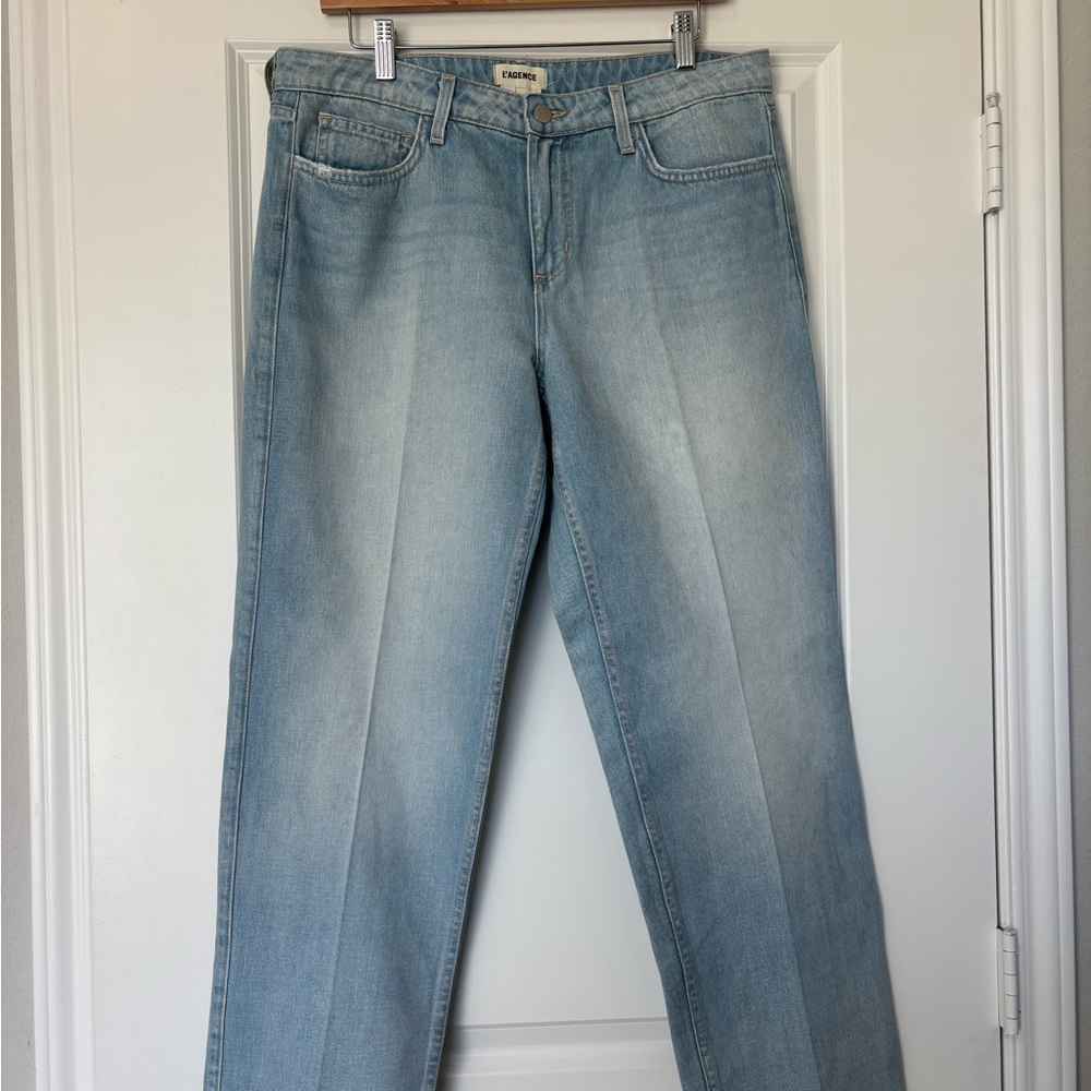 L'Agence Marjorie Low Rise Straight Leg Jeans Size 29 - Picture 3 of 5